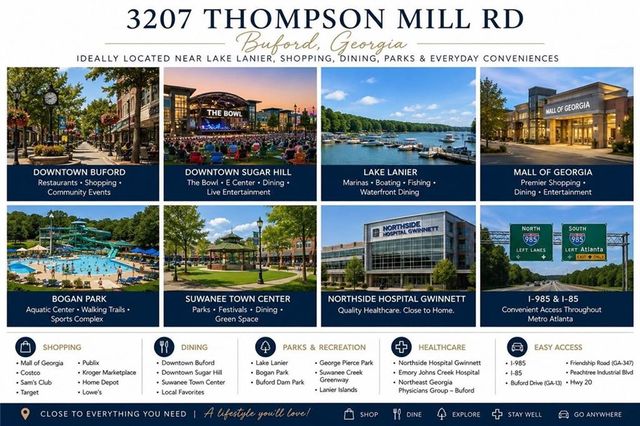 3207 Thompson Mill Rd, Buford, GA 30519