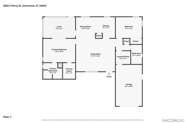 3565 E Perry Street, Inverness, FL 34453