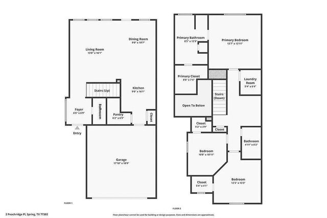 2 Peachridge Place, The Woodlands, TX 77382