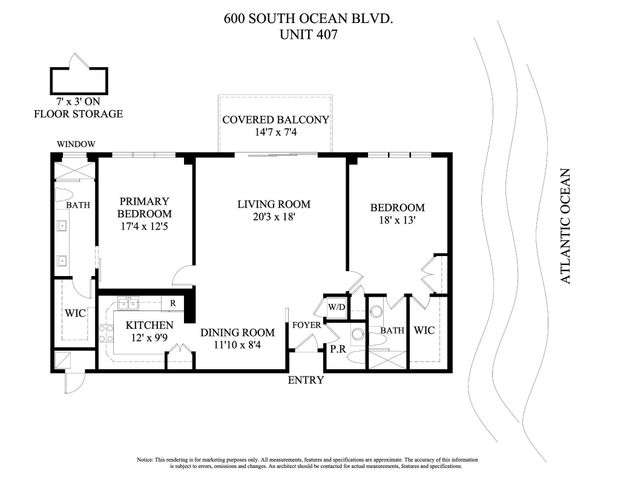 600 S Ocean Boulevard 407, Boca Raton, FL 33432