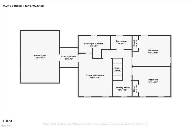 9927 E Cork RD, Toano, VA 23168