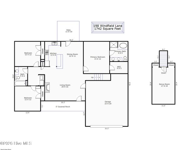 198 Windfield Lane, Holly Ridge, NC 28445