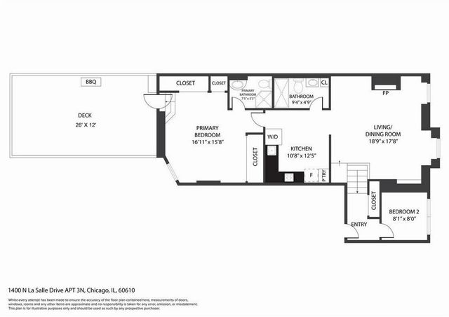 1400 N La Salle Street 3N, Chicago, IL 60610