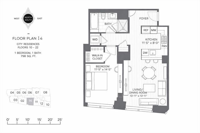 1 Franklin 2514, Boston, MA 02110