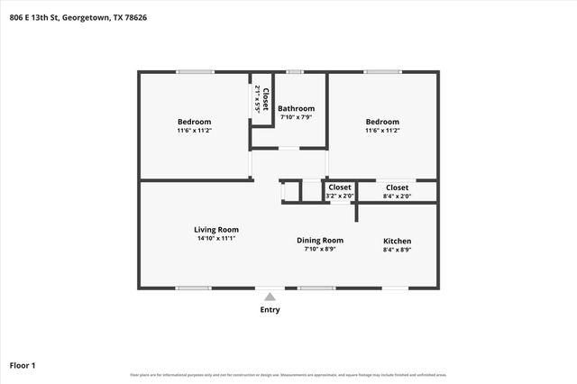806 E 13th ST 102, Georgetown, TX 78626