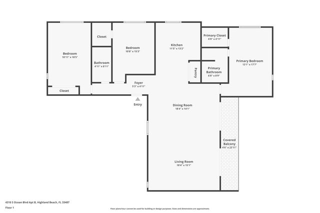 4310 S Ocean Boulevard B, Highland Beach, FL 33487