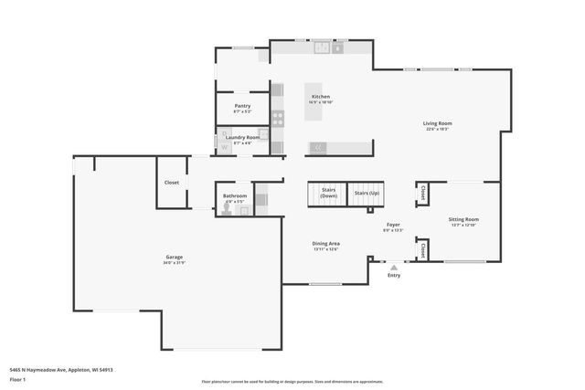 5465 N HAYMEADOW AVENUE, Appleton, WI 54913