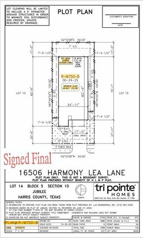 16506 Harmony Lea Lane, Hockley, TX 77447