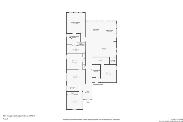 4106 Hampshire Way, San Antonio, TX 78245