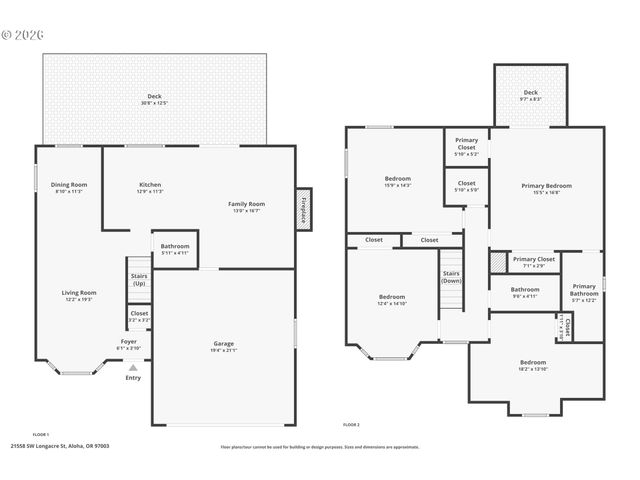 21558 Sw LONGACRE St, Beaverton, OR 97003