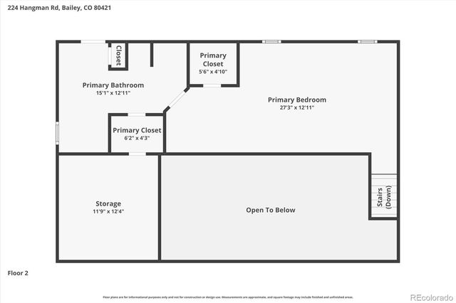 224 Hangman Road, Bailey, CO 80421
