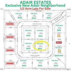 581 SE Adair Estates Circle, Adair, OK 74330