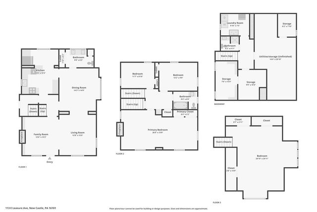 113 E LEASURE AVENUE, New Castle, PA 16101