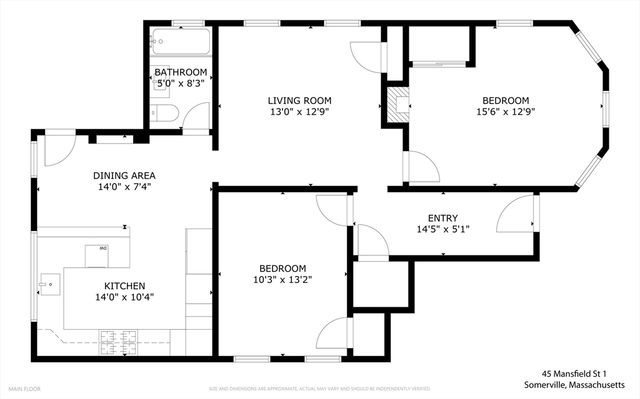 45 Mansfield 1, Somerville, MA 02143