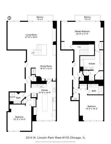 2314 N LINCOLN PARK WEST 11S, Chicago, IL 60614