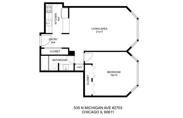 535 N Michigan Avenue 2703, Chicago, IL 60611