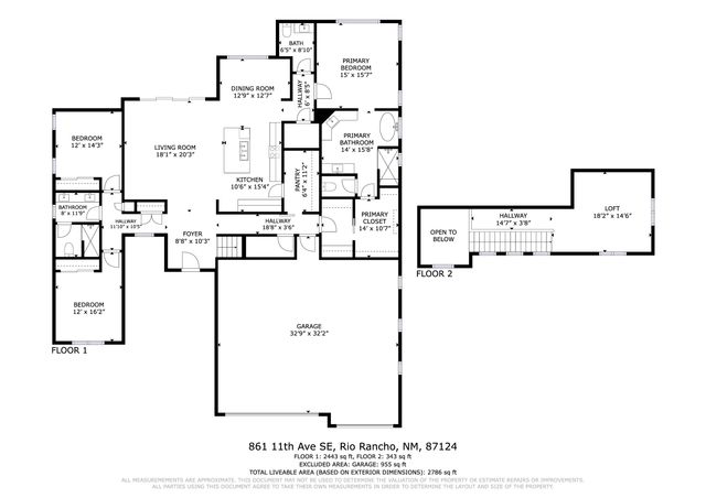 861 11th Avenue SE, Rio Rancho, NM 87124