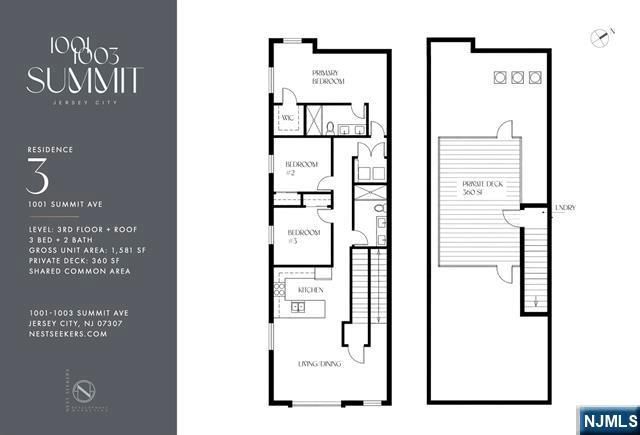 1001 Summit Avenue 3, Jersey City, NJ 07307