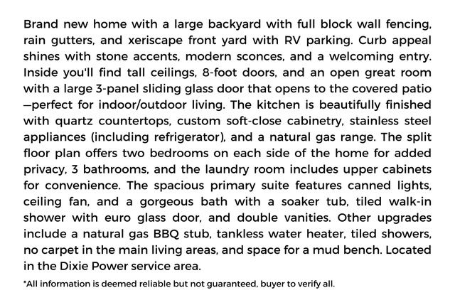 3118 S 4800 W, Hurricane, UT 84737