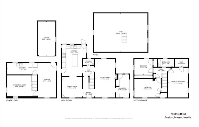 78 Howitt Rd, Boston, MA 02132