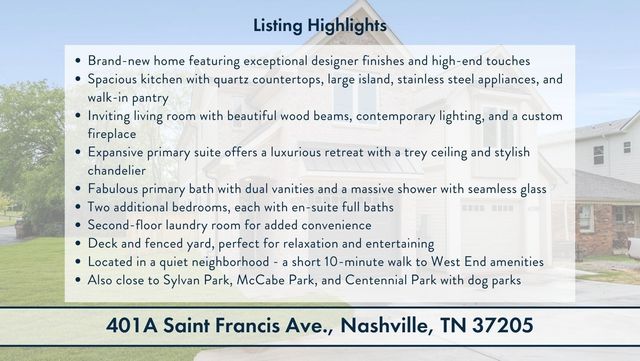 401A Saint Francis Ave, Nashville, TN 37205