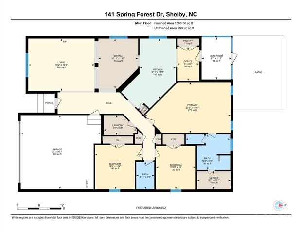 141 Spring Forest Drive, Shelby, NC 28152