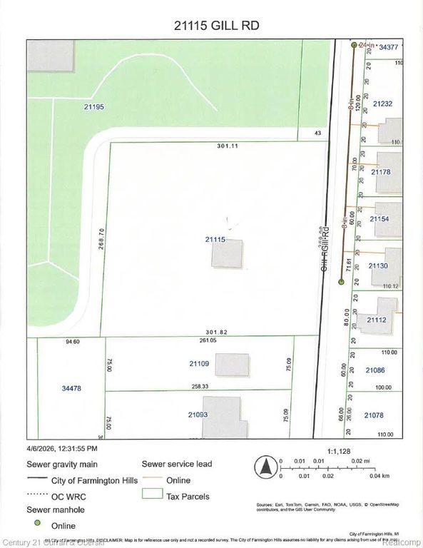 21115 Gill Road, Farmington Hills, MI 48335