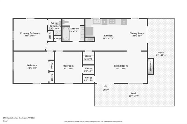 2715 Myrtle Dr, Lower Burrell, PA 15068