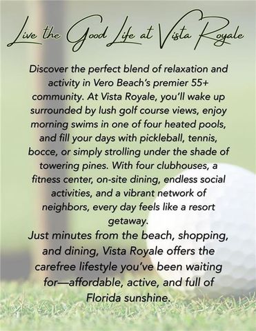 6 Vista Palm Lane 202, Vero Beach, FL 32962