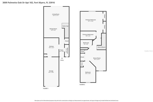 3009 PALMETTO OAK DRIVE 102, Fort Myers, FL 33916