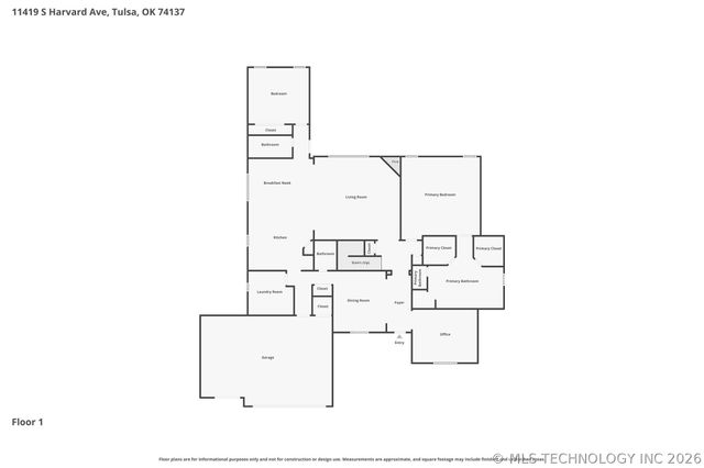 11419 S Harvard Avenue, Tulsa, OK 74137