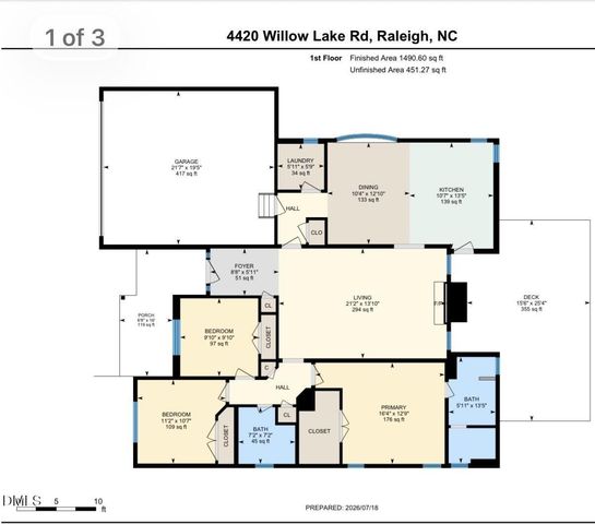 4420 Willow Lake Road, Raleigh, NC 27616