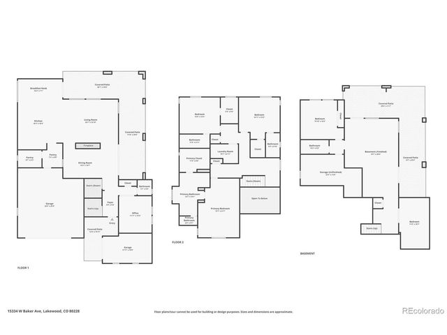 15334 W Baker Ave, Lakewood, CO 80228