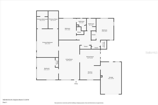 1026 BEL AIRE DRIVE, Daytona Beach, FL 32118