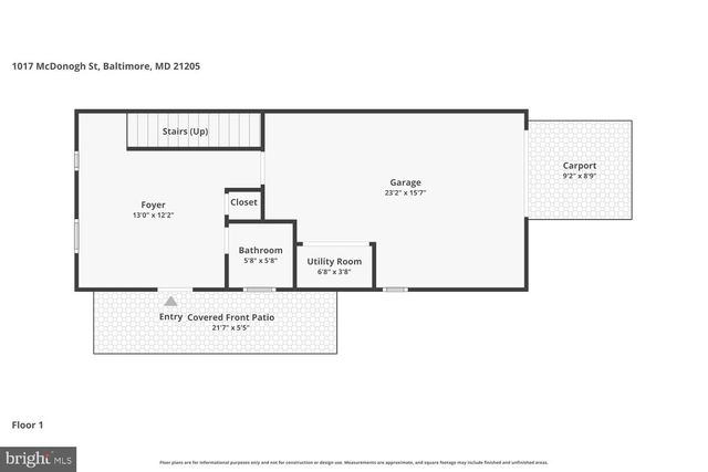 1017 MCDONOGH ST, Baltimore, MD 21205