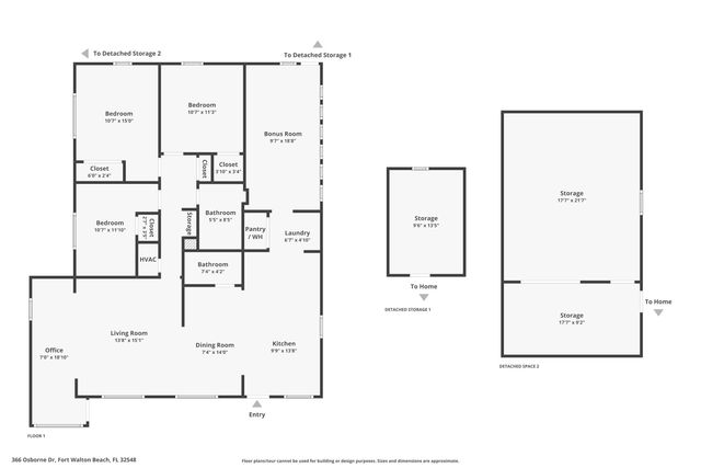 366 NE Osborne Drive, Fort Walton Beach, FL 32548