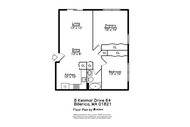 8 Kenmar Dr 64, Billerica, MA 01821