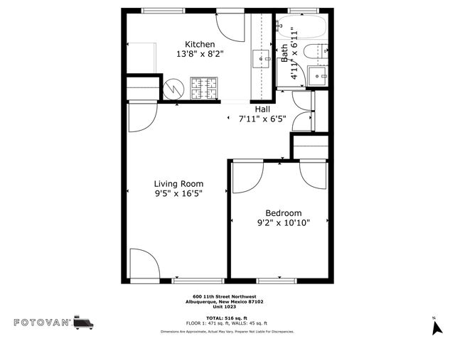 1023 FRUIT Avenue NW, Albuquerque, NM 87102