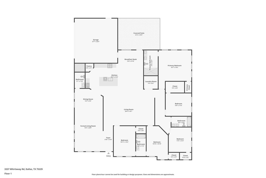3337 Whirlaway Road, Dallas, TX 75229 — exterior
