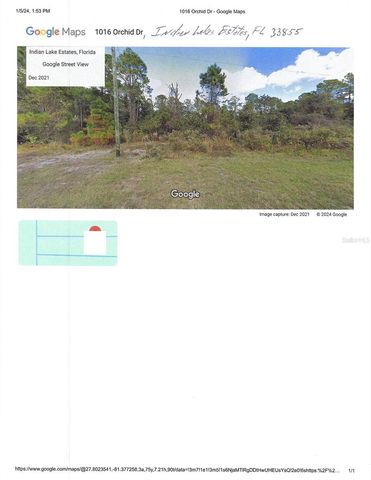 1016 ORCHID DRIVE, Indian Lake Estates, FL 33855