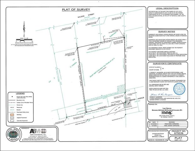 Lot 1 Center Street, Batavia, IL 60510