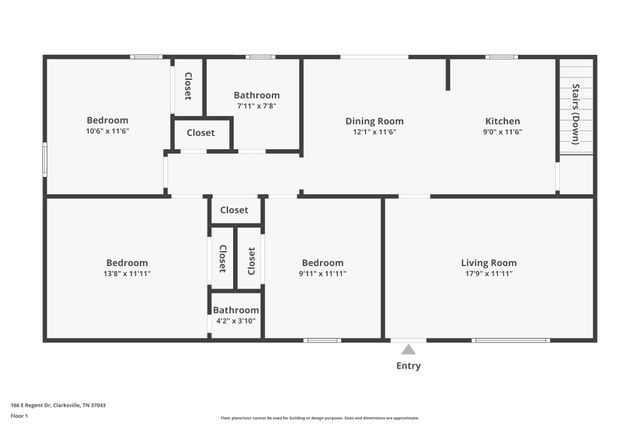 166 E Regent Dr, Clarksville, TN 37043