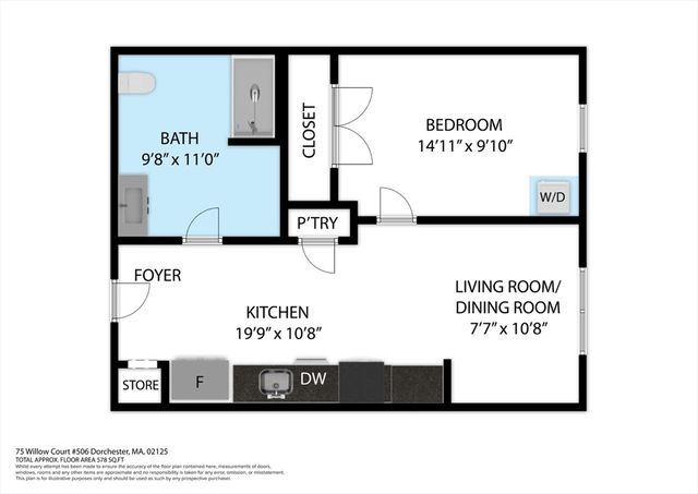 75 Willow Ct 506, Boston, MA 02125