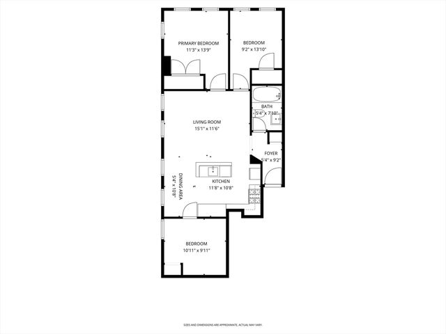 480 Shawmut Ave 3A, Boston, MA 02118