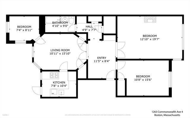 1263 Commonwealth Ave 4, Boston, MA 02134
