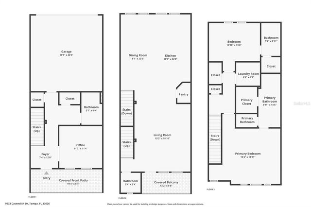 9533 CAVENDISH DRIVE, Tampa, FL 33626