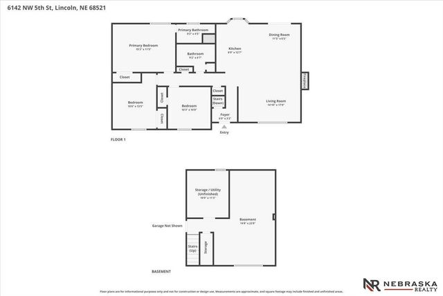 6142 NW 5th Street, Lincoln, NE 68521