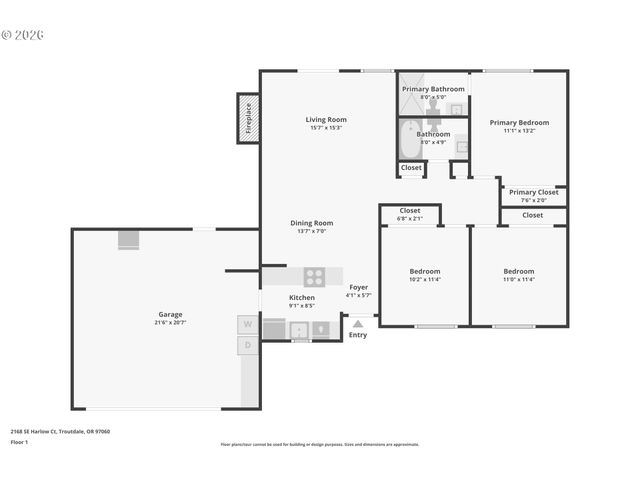 2168 Se HARLOW Ct, Troutdale, OR 97060