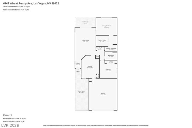 6145 Wheat Penny Avenue, Las Vegas, NV 89122