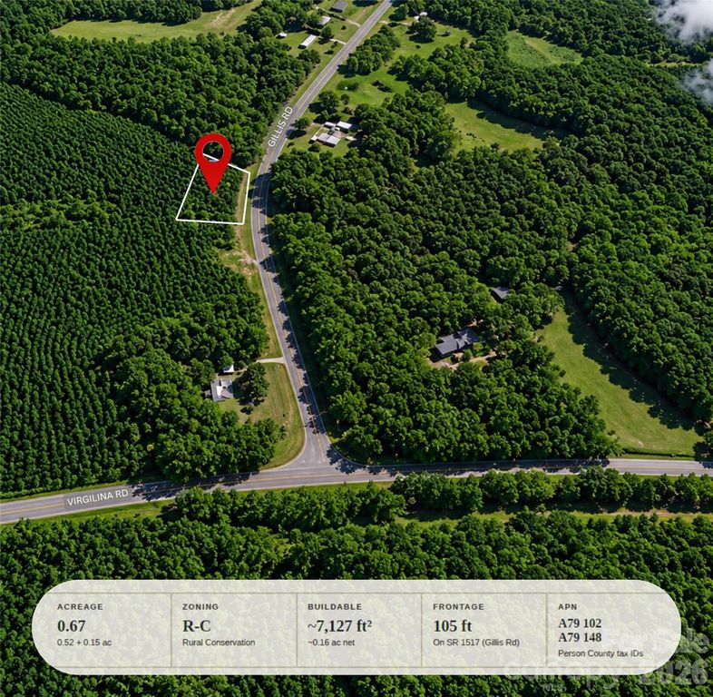 Image 1 of property listing at 00-00 Gillis Road, Roxboro, NC 27574